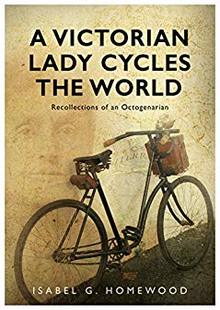 A victorian lady cycles